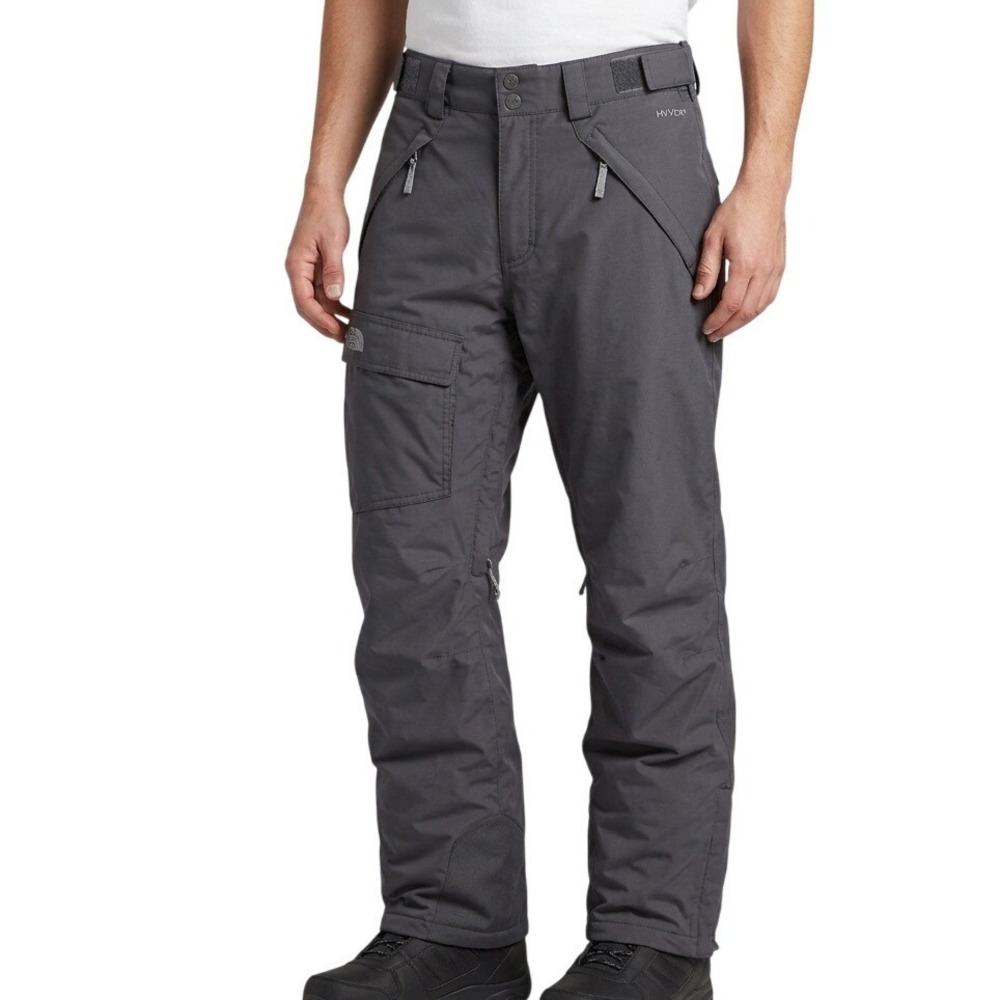 The North Face HyVent Men's Small Gray Waterproof Snowboard Cargo Ski Pants